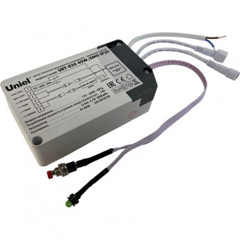 Блок питания UNIEL UET-E30 40W/EMG IP20 Блок питания UNIEL UET-E30 40W/EMG IP20