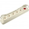 Cетевой фильтр UNIEL S-GSL5-3 IVORY UL-00001754 Cетевой фильтр UNIEL S-GSL5-3 IVORY UL-00001754