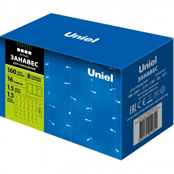 Гирлянда UNIEL ULD-C1515-160/DTA WHITE IP20 Гирлянда UNIEL ULD-C1515-160/DTA WHITE IP20