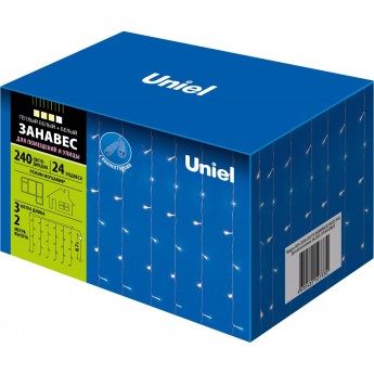 Гирлянда UNIEL ULD-C2030-240/TTK WARMWHITE-WHITE IP44 Гирлянда UNIEL ULD-C2030-240/TTK WARMWHITE-WHITE IP44