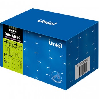 Гирлянда UNIEL ULD-C3020-240/TTK WHITE IP44 Гирлянда UNIEL ULD-C3020-240/TTK WHITE IP44