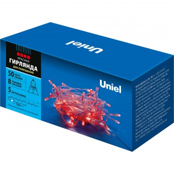 Гирлянда UNIEL ULD-S0500-050/DTA RED IP20 Гирлянда UNIEL ULD-S0500-050/DTA RED IP20