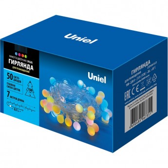 Гирлянда UNIEL ULD-S0700-050/DTA RGB IP20 RAINBOW Гирлянда UNIEL ULD-S0700-050/DTA RGB IP20 RAINBOW