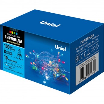 Гирлянда UNIEL ULD-S1000-100/DTA MULTI IP20 Гирлянда UNIEL ULD-S1000-100/DTA MULTI IP20