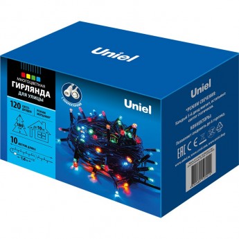 Гирлянда UNIEL ULD-S1000-120/TBK MULTI IP67 Гирлянда UNIEL ULD-S1000-120/TBK MULTI IP67
