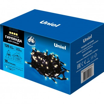 Гирлянда UNIEL ULD-S1000-120/TBK WARM WHITE IP67 Гирлянда UNIEL ULD-S1000-120/TBK WARM WHITE IP67