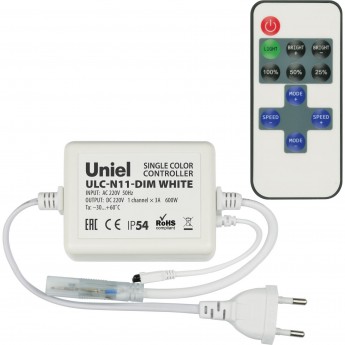 Контроллер UNIEL ULC-N11-DIM WHITE Контроллер UNIEL ULC-N11-DIM WHITE