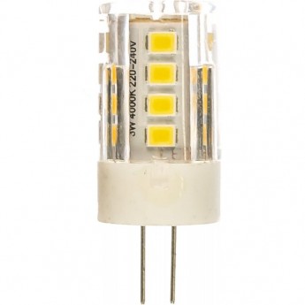 Лампа светодиодная UNIEL Белый свет 4000К LED-JC-220-3W-4000K-G4-CL GLZ09TR Лампа светодиодная UNIEL Белый свет 4000К LED-JC-220-3W-4000K-G4-CL GLZ09TR