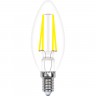 Лампа светодиодная UNIEL LED-C35-5W/WW/E14/CL/MB GLM10TR картон UL-00002367 Лампа светодиодная UNIEL LED-C35-5W/WW/E14/CL/MB GLM10TR картон UL-00002367