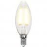 Лампа светодиодная UNIEL LED-C35-6W/WW/E14/FR PLS02WH картон UL-00000305 Лампа светодиодная UNIEL LED-C35-6W/WW/E14/FR PLS02WH картон UL-00000305