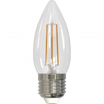 Лампа светодиодная UNIEL LED-C35-9W/3000K/E27/CL PLS02WH картон Лампа светодиодная UNIEL LED-C35-9W/3000K/E27/CL PLS02WH картон