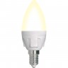 Лампа светодиодная UNIEL LED-C37 7W/3000K/E14/FR/DIM PLP01WH картон UL-00004296 Лампа светодиодная UNIEL LED-C37 7W/3000K/E14/FR/DIM PLP01WH картон UL-00004296
