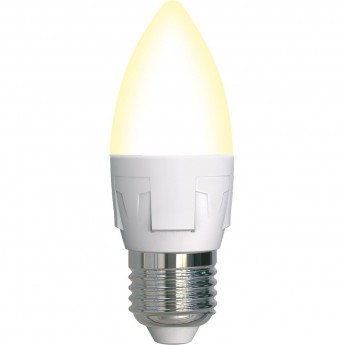 Лампа светодиодная UNIEL LED-C37 7W/3000K/E27/FR/DIM PLP01WH картон Лампа светодиодная UNIEL LED-C37 7W/3000K/E27/FR/DIM PLP01WH картон