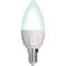 Лампа светодиодная UNIEL LED-C37 7W/4000K/E14/FR/DIM PLP01WH картон UL-00004294 Лампа светодиодная UNIEL LED-C37 7W/4000K/E14/FR/DIM PLP01WH картон UL-00004294