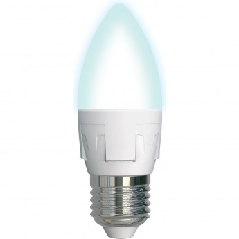 Лампа светодиодная UNIEL LED-C37 7W/NW/E27/FR PLP01WH картон Лампа светодиодная UNIEL LED-C37 7W/NW/E27/FR PLP01WH картон