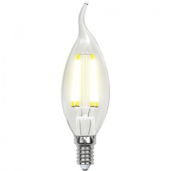 Лампа светодиодная UNIEL LED-CW35-6W/WW/E14/CL GLA01TR картон Лампа светодиодная UNIEL LED-CW35-6W/WW/E14/CL GLA01TR картон