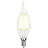 Лампа светодиодная UNIEL LED-CW35-6W/WW/E14/FR PLS02WH картон UL-00000306 Лампа светодиодная UNIEL LED-CW35-6W/WW/E14/FR PLS02WH картон UL-00000306