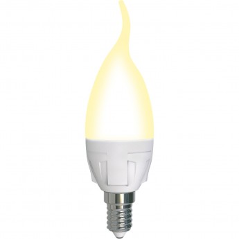 Лампа светодиодная UNIEL LED-CW37 7W/3000K/E14/FR/DIM PLP01WH картон Лампа светодиодная UNIEL LED-CW37 7W/3000K/E14/FR/DIM PLP01WH картон