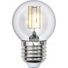 Лампа светодиодная UNIEL LED-G45-5W/WW/E27/CL/DIM GLA01TR картон UL-00002868 Лампа светодиодная UNIEL LED-G45-5W/WW/E27/CL/DIM GLA01TR картон UL-00002868