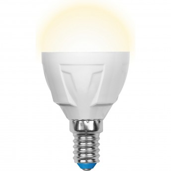 Лампа светодиодная UNIEL LED-G45-6W/WW/E14/FR/DIM PLP01WH картон Лампа светодиодная UNIEL LED-G45-6W/WW/E14/FR/DIM PLP01WH картон