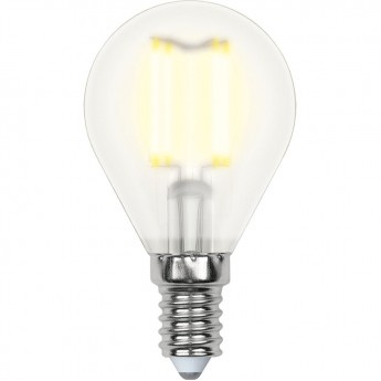 Лампа светодиодная UNIEL LED-G45-6W/WW/E14/FR PLS02WH картон Лампа светодиодная UNIEL LED-G45-6W/WW/E14/FR PLS02WH картон