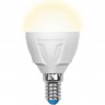 Лампа светодиодная UNIEL LED-G45-7W/WW/E14/FR PLP01WH картон UL-00000773 Лампа светодиодная UNIEL LED-G45-7W/WW/E14/FR PLP01WH картон UL-00000773