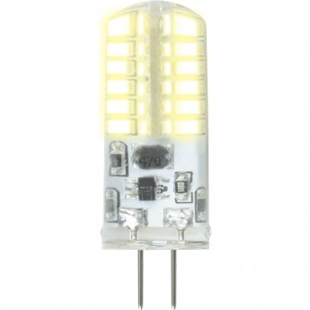 Лампа светодиодная UNIEL LED-JC-12/3W/3000K/G4/CL SIZ05TR с силиконовым покрытием Лампа светодиодная UNIEL LED-JC-12/3W/3000K/G4/CL SIZ05TR с силиконовым покрытием