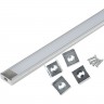 Накладной алюминиевый профиль UFE-K02 SILVER/FROZEN 200 POLYBAG UL-00005027 Накладной алюминиевый профиль UFE-K02 SILVER/FROZEN 200 POLYBAG UL-00005027