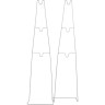 Подставка UNIEL UFP-G22S H80/60/40 WHITE UL-00010114 Подставка UNIEL UFP-G22S H80/60/40 WHITE UL-00010114