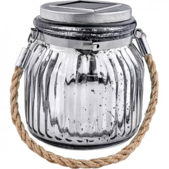 Садовый светильник UNIEL USL-M-211/GN120 SILVER JAR на солнечной батарее Садовый светильник UNIEL USL-M-211/GN120 SILVER JAR на солнечной батарее