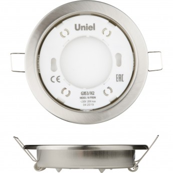 Светильник UNIEL GX53/H2 NICKEL 10 PROM Светильник UNIEL GX53/H2 NICKEL 10 PROM