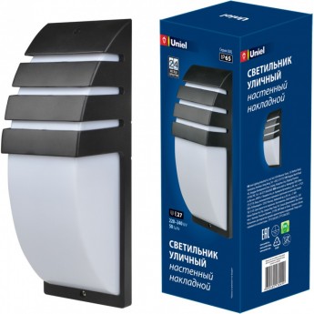 Светильник UNIEL UUL-S41A 40W/E27 IP65 BLACK Светильник UNIEL UUL-S41A 40W/E27 IP65 BLACK