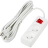 Удлинитель UNIEL S-CU2-5B WHITE серии Ultra, шнур 5м., 2 гнезда, 10A, б/з UL-00009993 Удлинитель UNIEL S-CU2-5B WHITE серии Ultra, шнур 5м., 2 гнезда, 10A, б/з UL-00009993