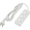Удлинитель UNIEL S-CU3-3 WHITE серии Ultra, шнур 3м., 3 гнезда, 10A, б/з UL-00009982 Удлинитель UNIEL S-CU3-3 WHITE серии Ultra, шнур 3м., 3 гнезда, 10A, б/з UL-00009982