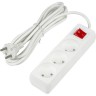 Удлинитель UNIEL S-CU3-3B WHITE серии Ultra, шнур 3м., 3 гнезда, 10A, б/з UL-00009995 Удлинитель UNIEL S-CU3-3B WHITE серии Ultra, шнур 3м., 3 гнезда, 10A, б/з UL-00009995