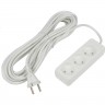 Удлинитель UNIEL S-CU3-7 WHITE серии Ultra, шнур 7м., 3 гнезда, 10A, б/з UL-00009986 Удлинитель UNIEL S-CU3-7 WHITE серии Ultra, шнур 7м., 3 гнезда, 10A, б/з UL-00009986