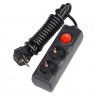 Удлинитель UNIEL S-GCD2-3B BLACK UL-00003607 Удлинитель UNIEL S-GCD2-3B BLACK UL-00003607