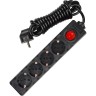 Удлинитель UNIEL S-GCD4-3B BLACK UL-00003610 Удлинитель UNIEL S-GCD4-3B BLACK UL-00003610
