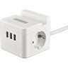 Удлинитель UNIEL STANDARD S-GCD2-1,5SBUH WHITE UL-00011251 Удлинитель UNIEL STANDARD S-GCD2-1,5SBUH WHITE UL-00011251